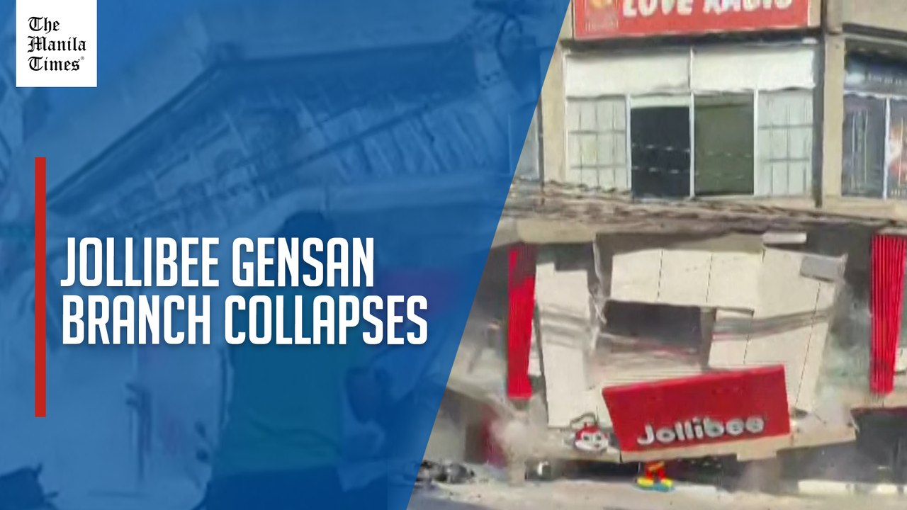Jollibee restaurant in General Santos City collapses