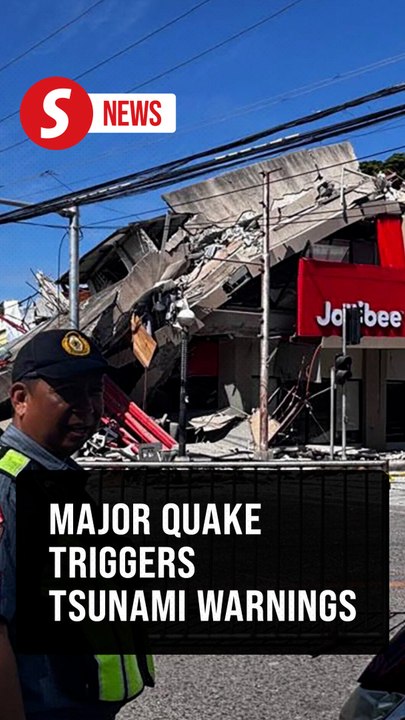Earthquake of magnitude 7.8 strikes off southern Philippines, tsunami warnings issued