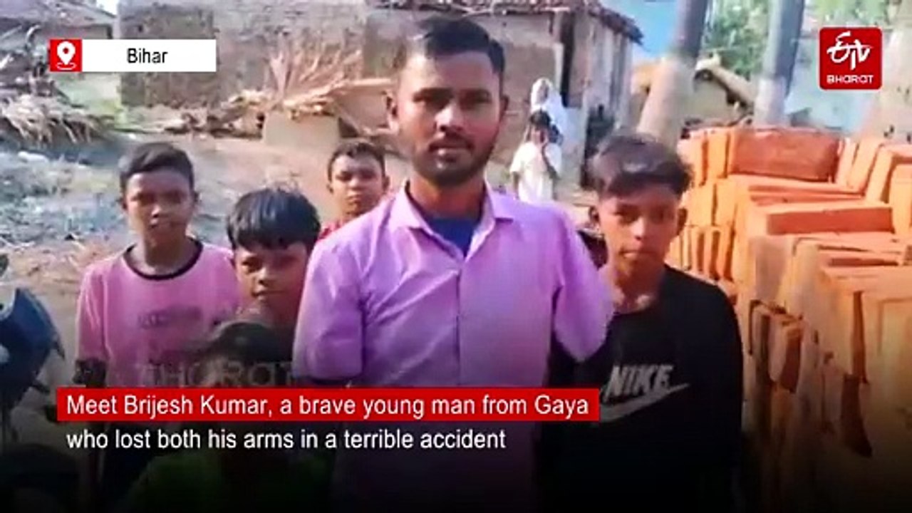 Gaya Man Beats Disability With Foot Calligraphy To Spread Light Of Knowledge