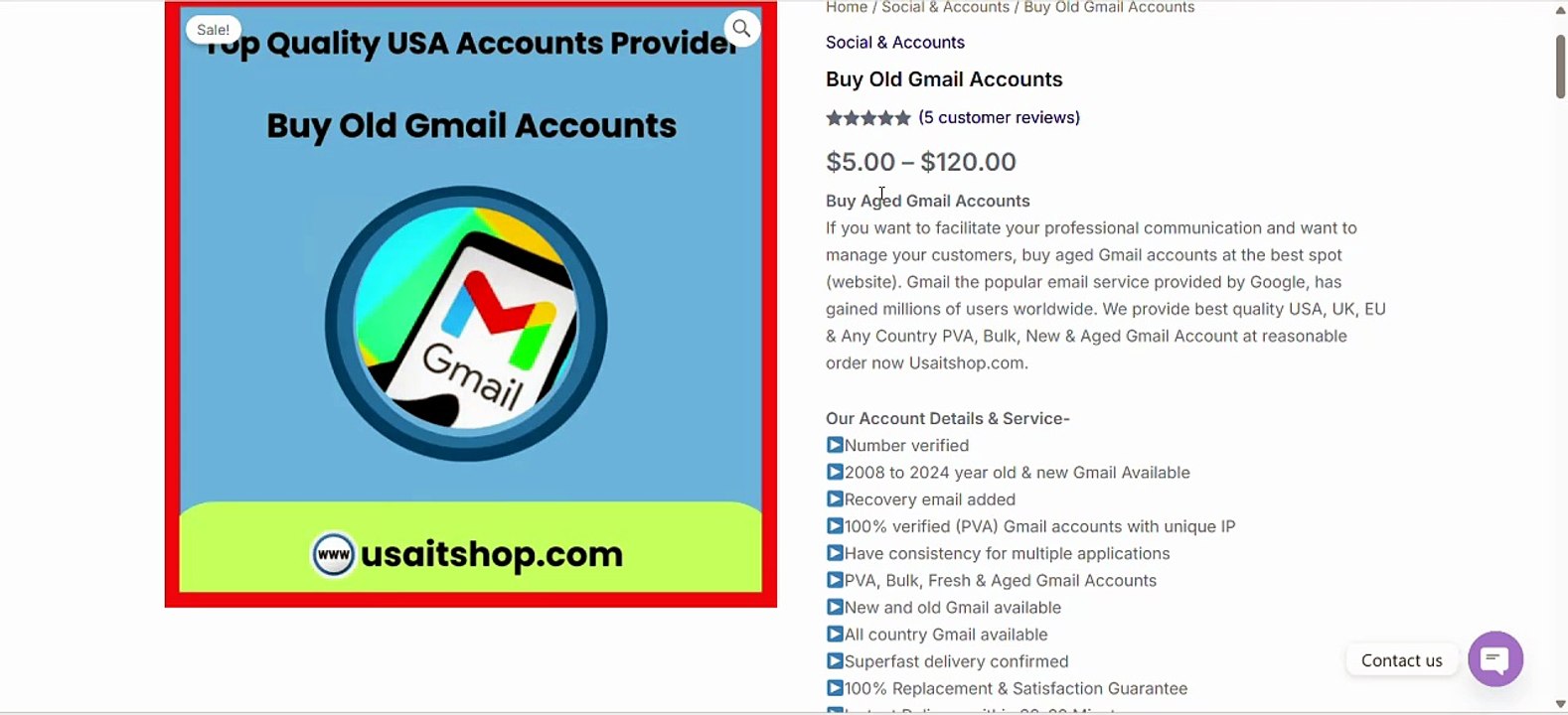 Top Best 7 Sites to Buy Old Gmail Accounts in New Year