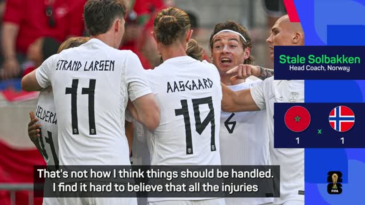 Norway coach Solbakken calls Scotland 'unprofessional' over friendly withdrawal