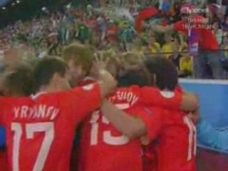 ЕВРО-08. РОССИЯ - Швеция. 1-й гол