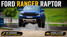 2026 Ford Ranger Raptor zeigt beim Sprung seine ganze Stärke