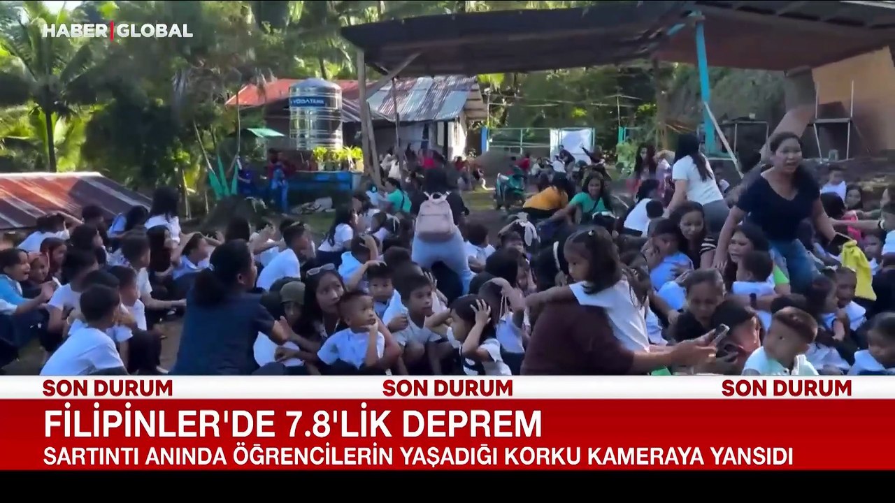 Filipinler'de 7.8 büyüklüğünde deprem: Tsunami uyarısı yapıldı