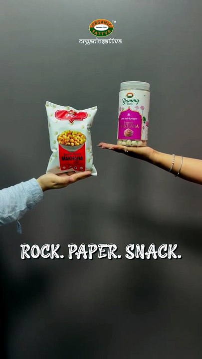 Organic Sattva Roasted Makhana & Flavoured Makhana: Snack Wins Every Time