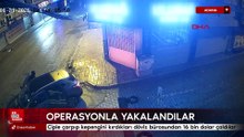 Adana'da ciple çarpıp kepengini kırdıkları döviz bürosundan 16 bin dolar çaldılar