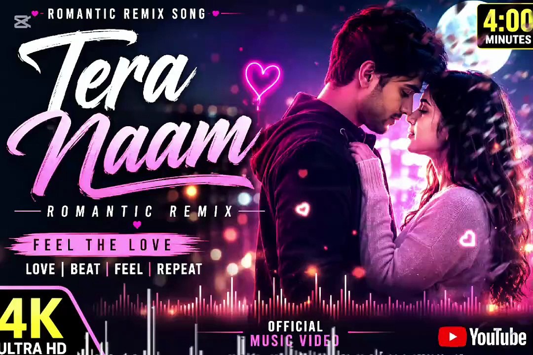 Tera Naam ❤️ Romantic Remix Song 2026 | Love Song | Hindi Urdu Remix |