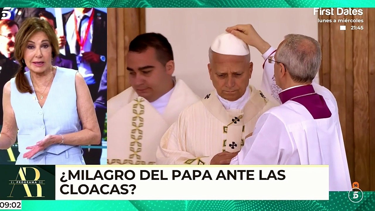 Ana Rosa ridiculiza a P.S. por su plantón al Papa después de irse a un concierto para evitar abucheos