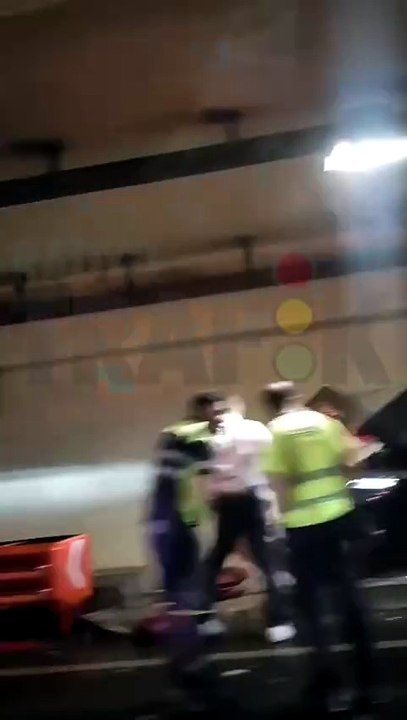 Avrasya Tüneli’nde panik anları! Su baskını nedeniyle trafik durduruldu