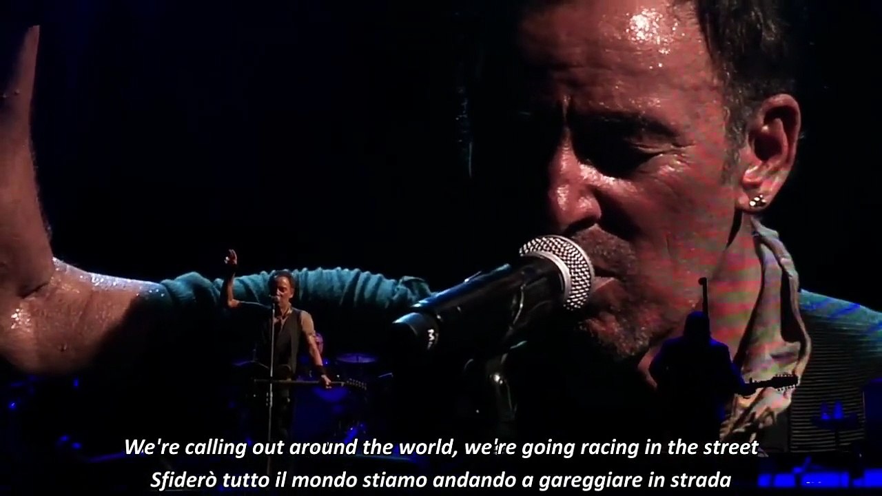 Bruce Springsteen - Racing In The Street (Live 2016) - Lyrics Subita