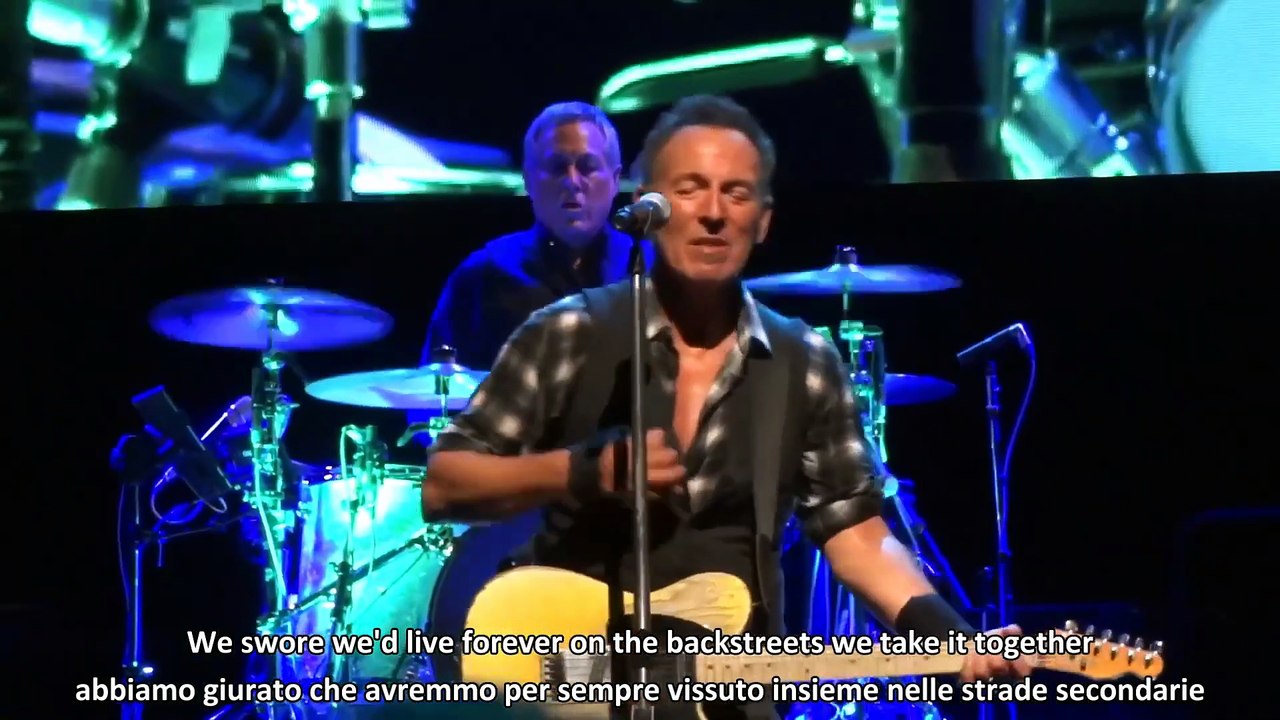 Bruce Springsteen - Backstreets (Live 2017) Lyrics Subita