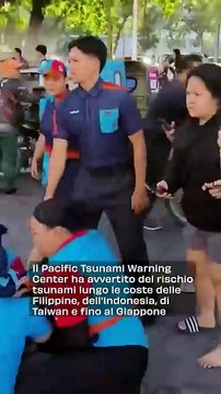 Terremoto nelle Filippine, edifici crollati e abitanti in fuga