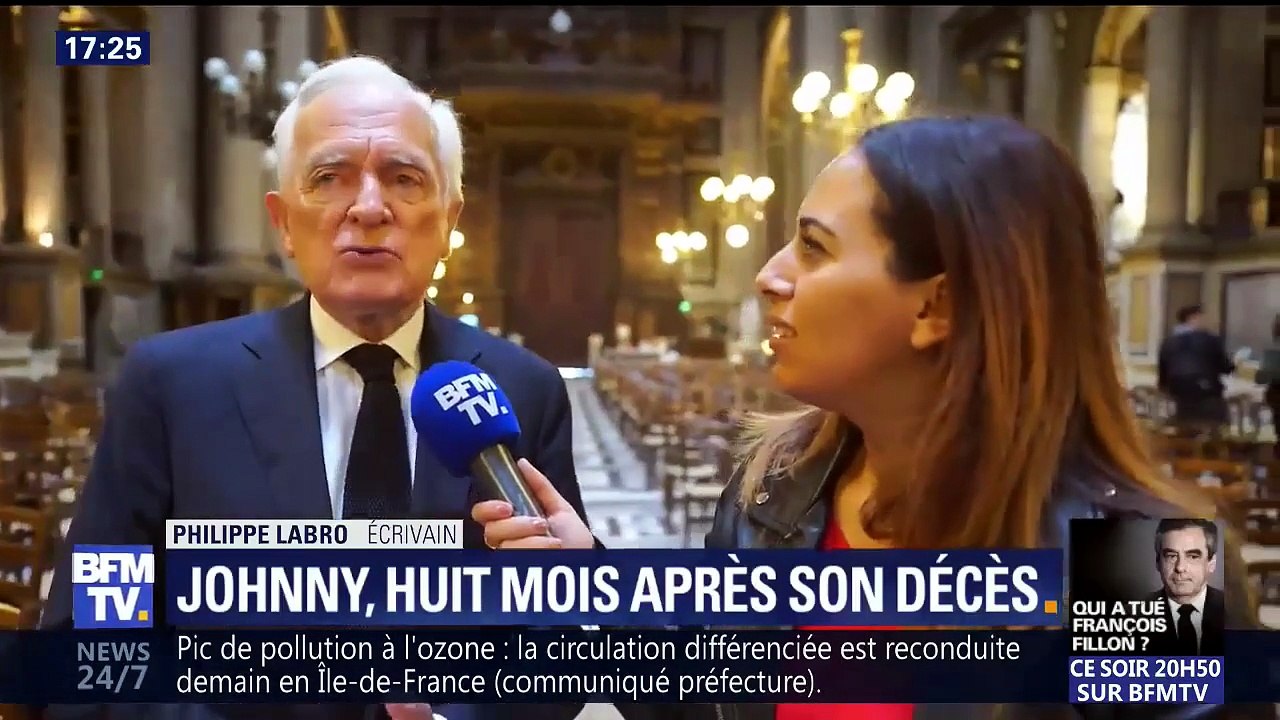 2018 - Johnny Hallyday - Philippe Labro Adresse un Message à la Famille Hallyday dans “Ils ont Fait l’Événement” (BFM TV, Septembre)