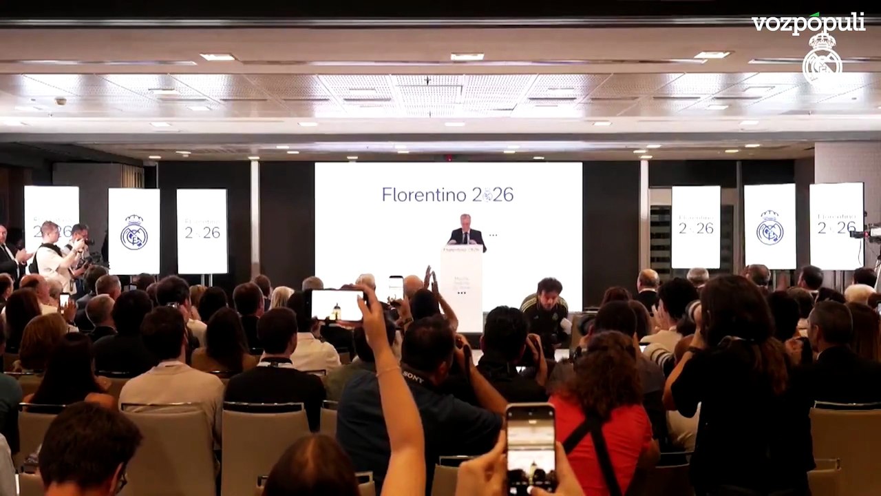 Florentino celebra su victoria: "Hoy ha ganado el Real Madrid"