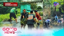 Grupo ng kalalakihan, content ang paglilinis ng kapaligiran! | Good News