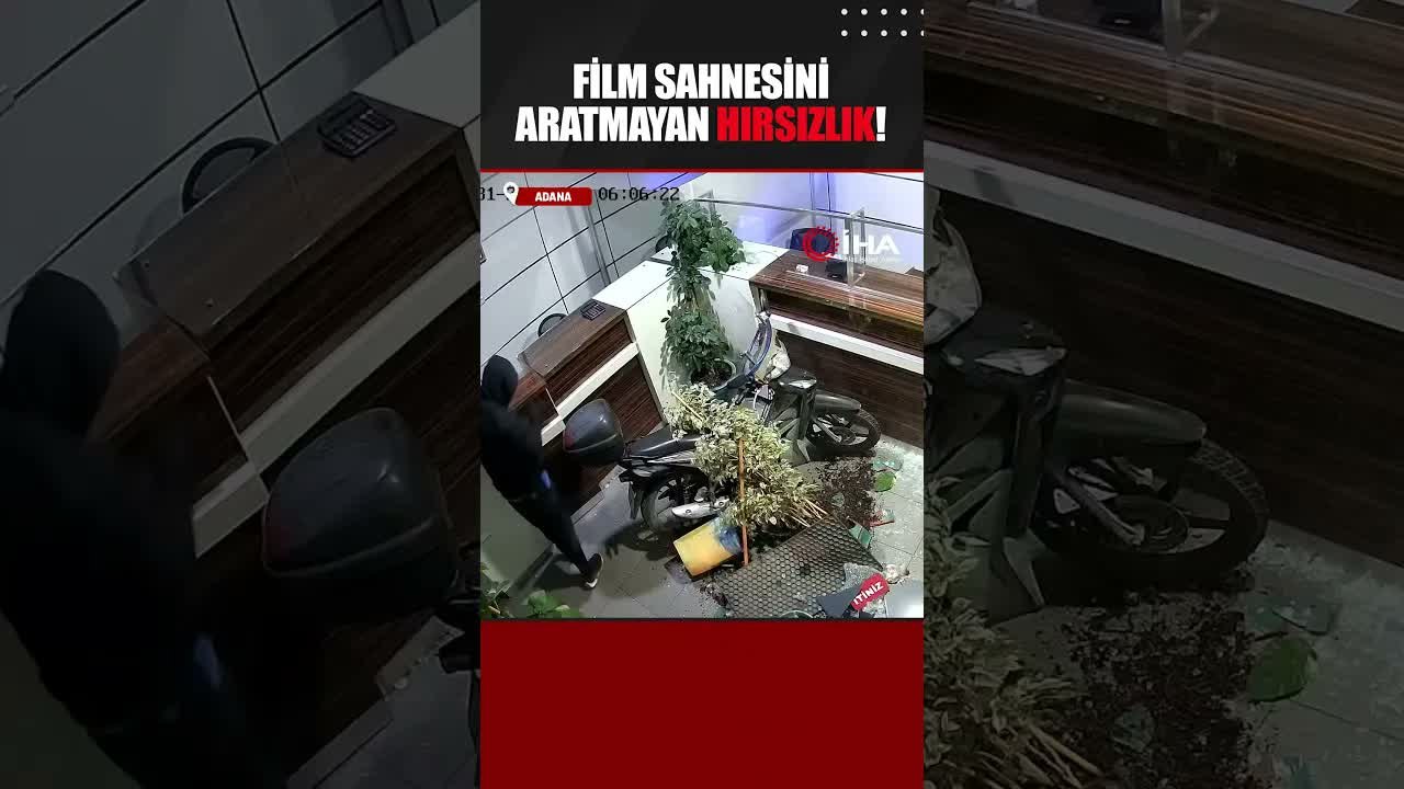 Film gibi soygun kamerada: Kepengi araçla yıkıp 16 bin dolar çaldılar