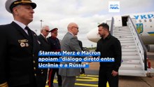 Reino Unido, França e Alemanha apoiam negociações diretas com a Rússia, com EUA e UE