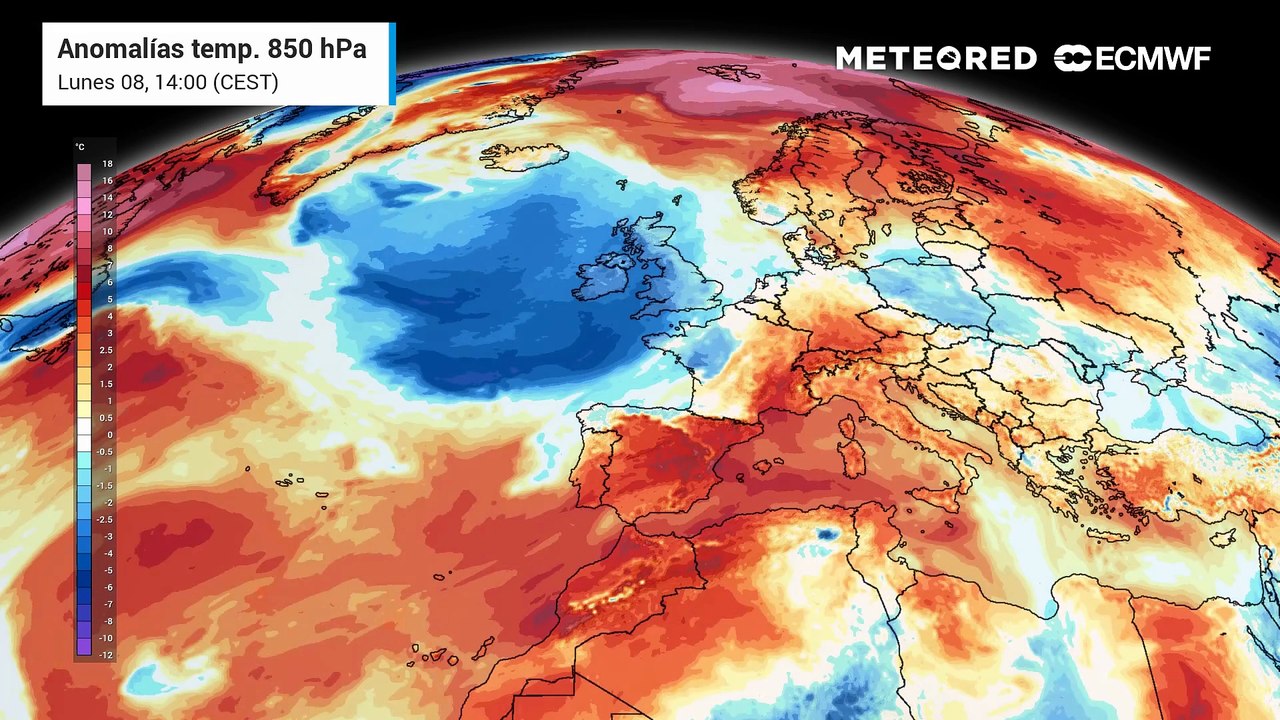 La advección de una masa de aire polar pausará el verano