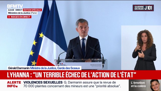 Affaire Lyhanna: Gérald Darmanin condamne les menaces de mort inacceptables qui visent les magistrats de Auch et de Toulouse