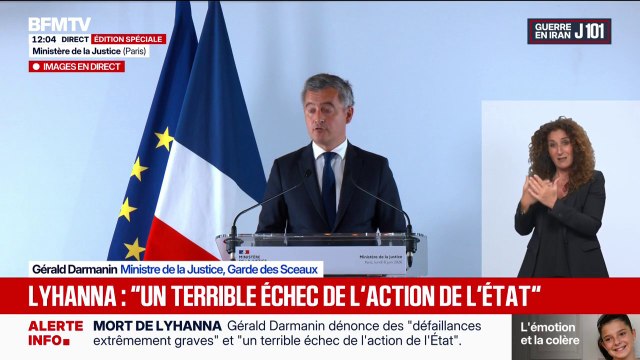 J'ai pensé que cette défaillance ne tenait pas aux instructions que le ministère a données : Gérald Darmanin explique pourquoi il n'a pas présenté sa démission après la mort de Lyhanna
