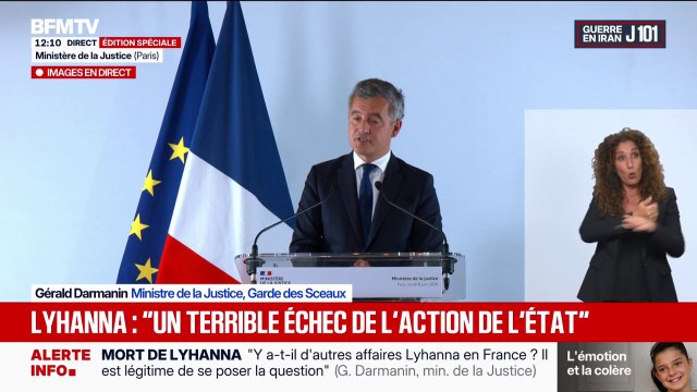 Affaire Lyhanna: Il y a eu un dysfonctionnement grave du service public de la justice , estime Gérald Darmanin