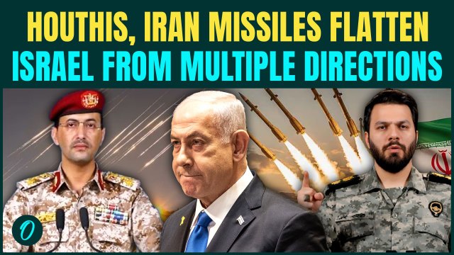 Israel Under Multi-Front Attacks as Yemen and Iran Launch Joint Missile Strikes; Netanyahu in PANIC