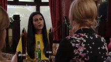 Corrie Aidan Connor & Alya Have a Pop at Eva 15th December 2017