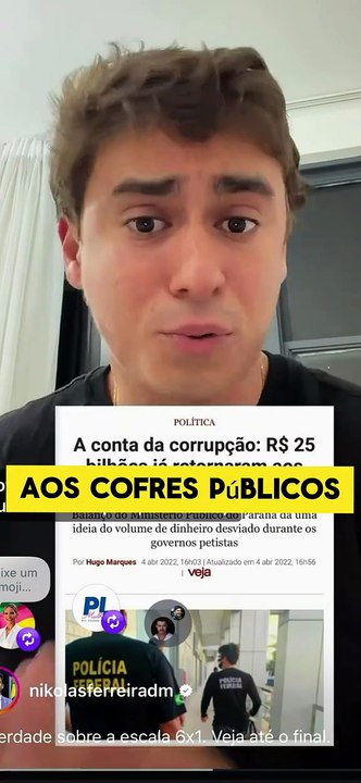 A verdade sobre a escala 6x1 - Vídeo de Nikolas Ferreia