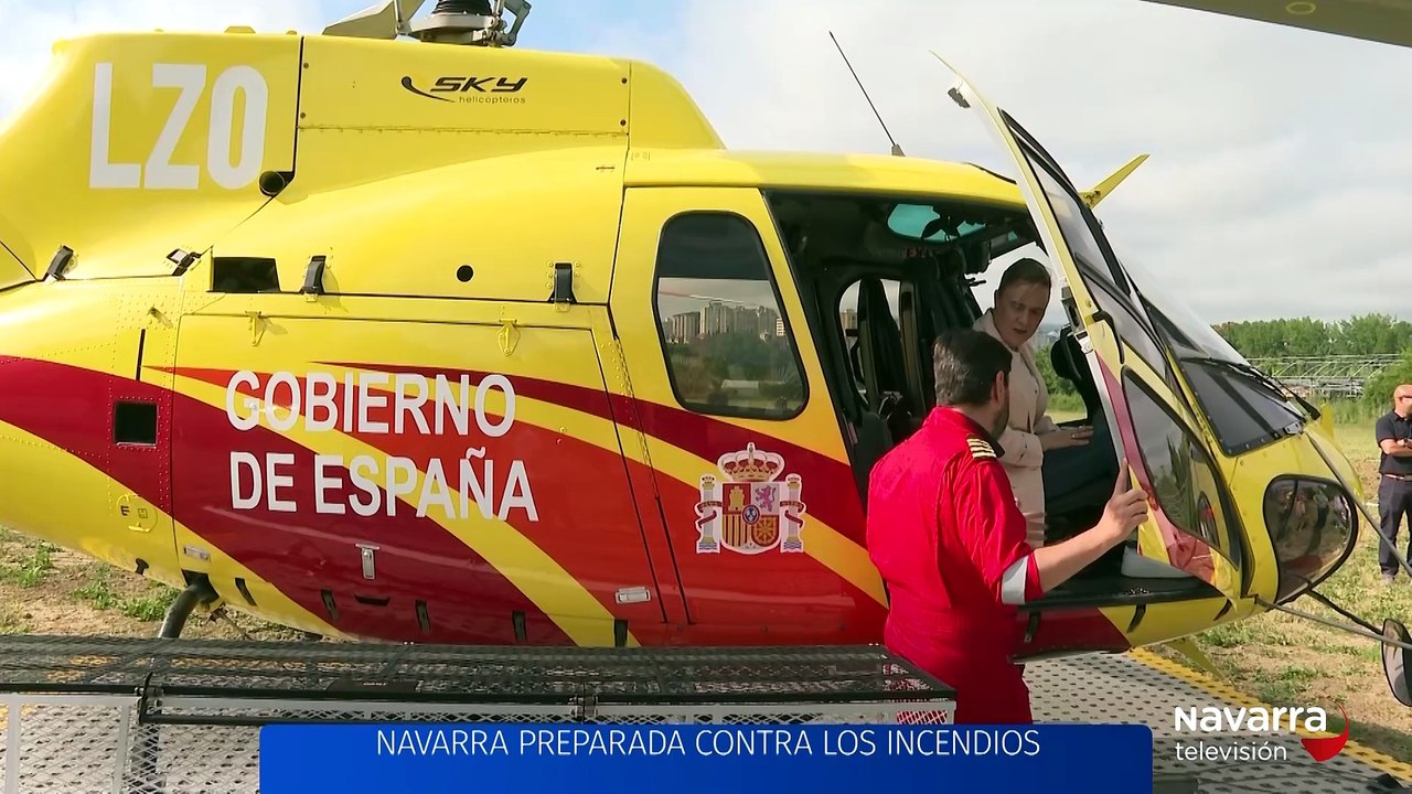Navarra preparada contra los incendios forestales