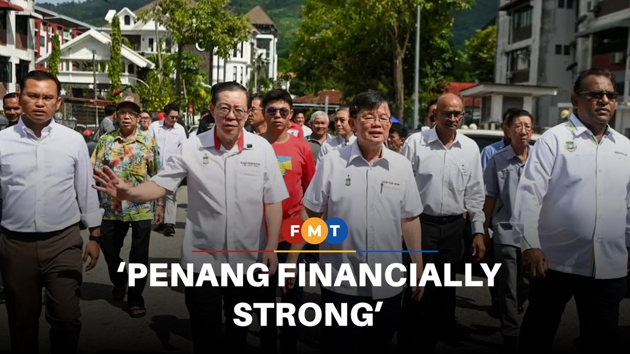 Penang financially strong, don’t compare with J...