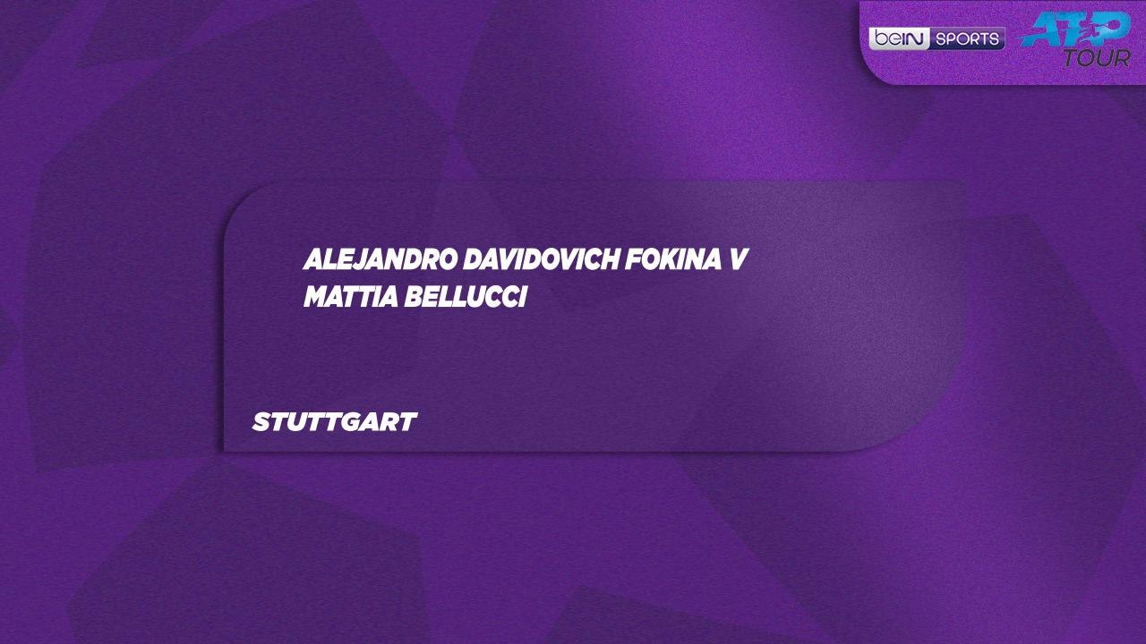 A. Davidovich Fokina vs. M. Bellucci Match Highlights Stuttgart June 08, 2026