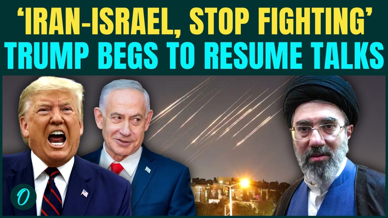 BREAKING: Trump BEGS Iran-Israel For ‘Stop Fighting’; Asks For Diplomacy After Deadly Attacks