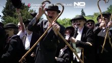 Rekordowy zlot sobowtórów Charliego Chaplina w Szwajcarii przyciągnął setki uczestników
