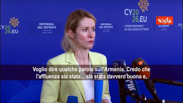 Kallas su elezioni Armenia: Hanno scelto futuro europeo nonostante le pressioni russe