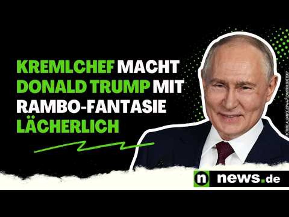 Wladimir Putin: Kremlchef macht Donald Trump mit Rambo-Fantasie lächerlich