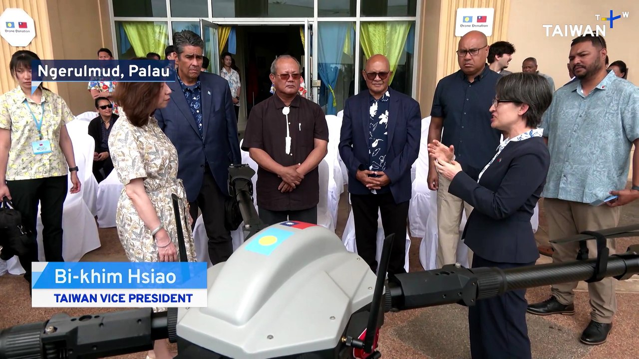 'Drone Diplomacy' Lifts Taiwan-Palau Ties on Day Two of VP's Visit