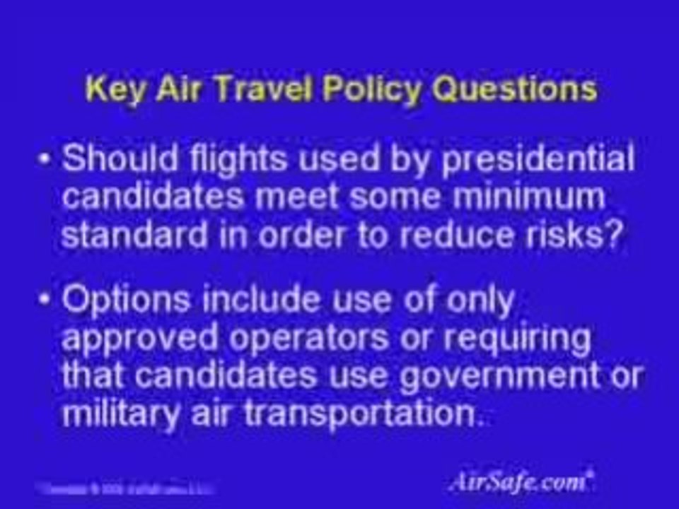 Aircraft Incident Involving Sen. Barack Obama on 12 Jan 2008