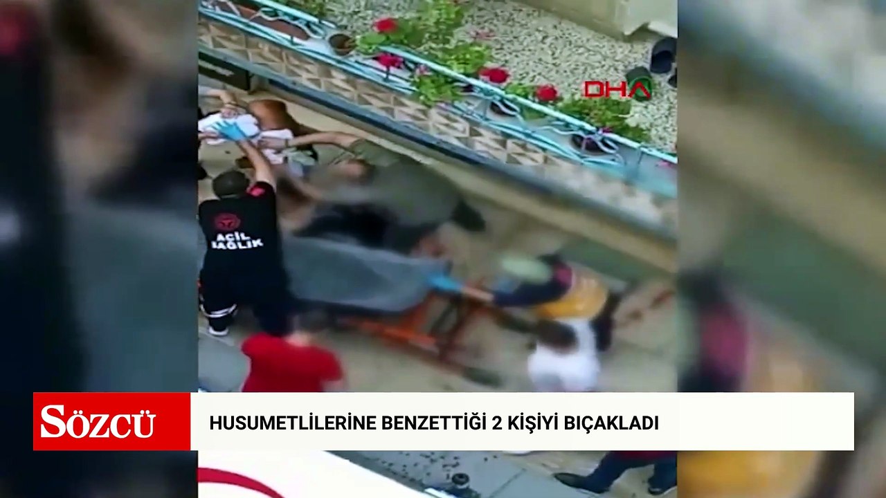 Husumetlilerine benzettiği 2 kişiyi bıçakladı; yoldan geçenler müdahale etti
