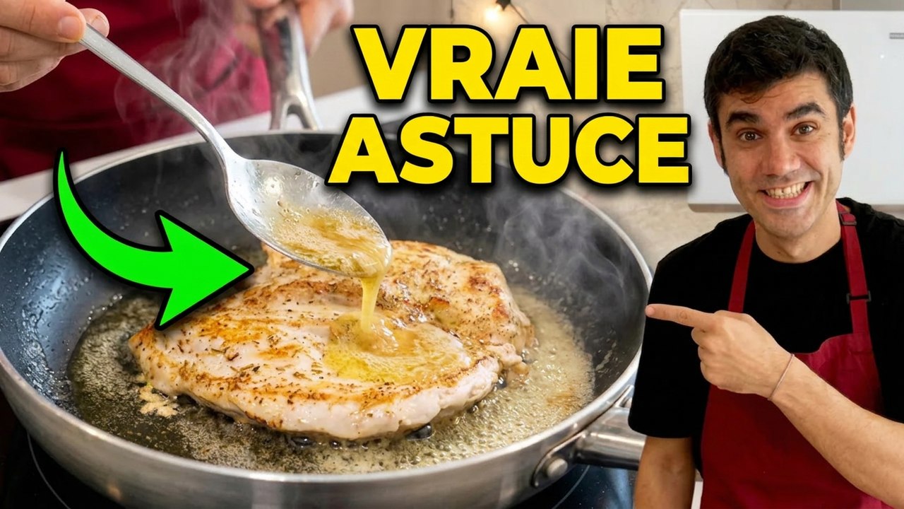 Blanc de poulet toujours juteux : le vrai truc