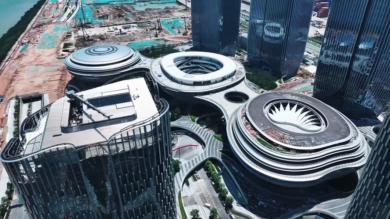 Penguin Island: Tencent's Massive Internet+ Future Tech City & Headquarters opens in Shenzhen!