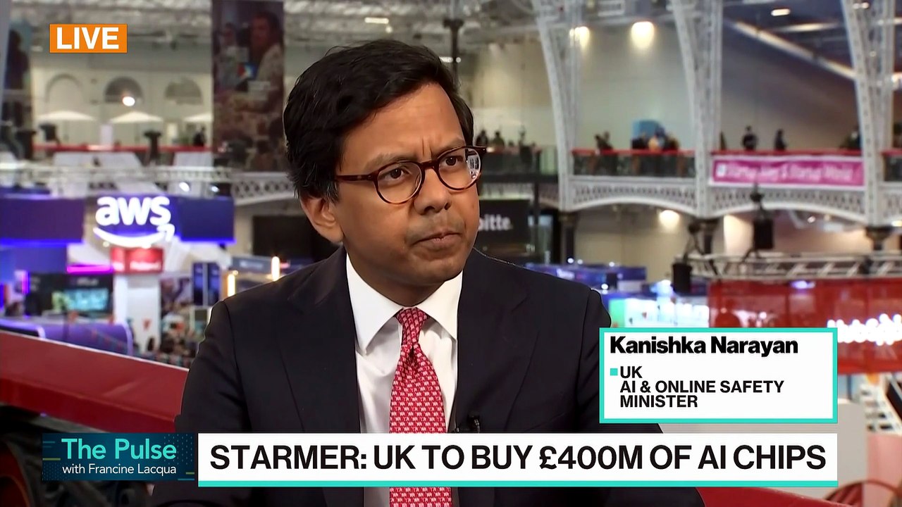 UK AI Minister Narayan on Bloomberg TV