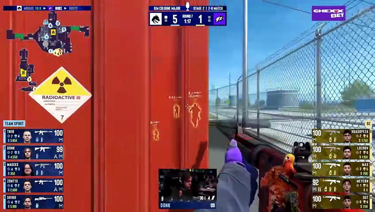 Counter-Strike #402: "donk - 4 M4A4 kills on the defense"