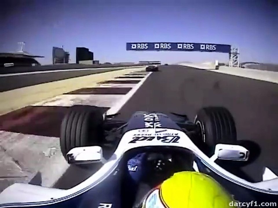 F1 – Mark Webber (Williams Cosworth V8) Onboard – Bahrain 2006
