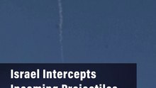 Israel Intercepts Incoming Projectiles From Lebanon