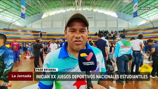 Mérida | Comenzaron los XX Juegos Deportivos Nacionales Estudiantiles para captar nuevos talentos