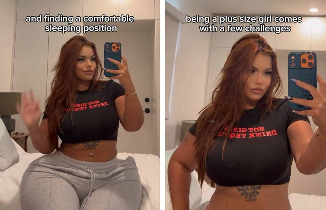 Gracie Bon diverte seguidores ao mostrar suas posições favoritas para dormir