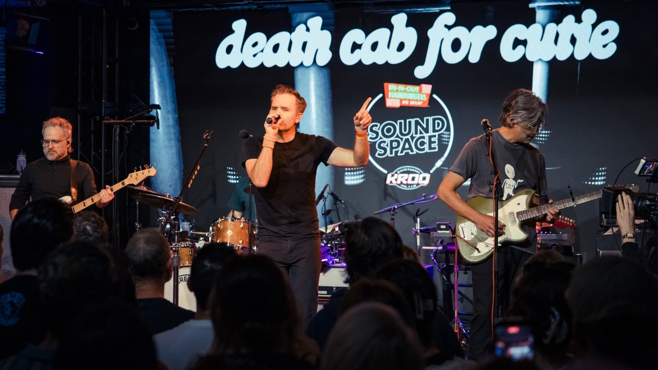 Death Cab for Cutie inside the In-N-Out Burger Sound Space
