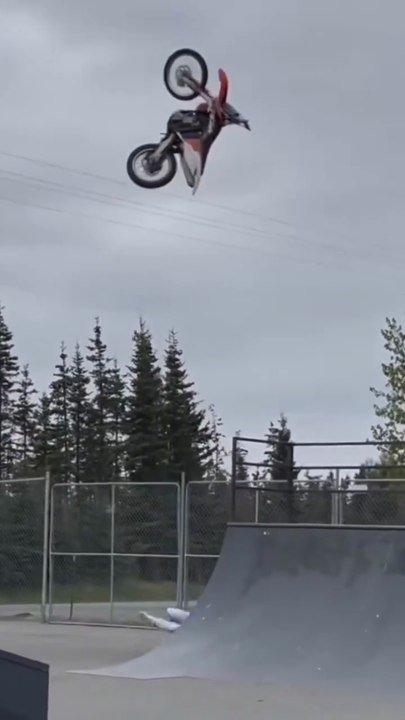 Dirt Bike Stunt Goes Horribly Wrong! 😂