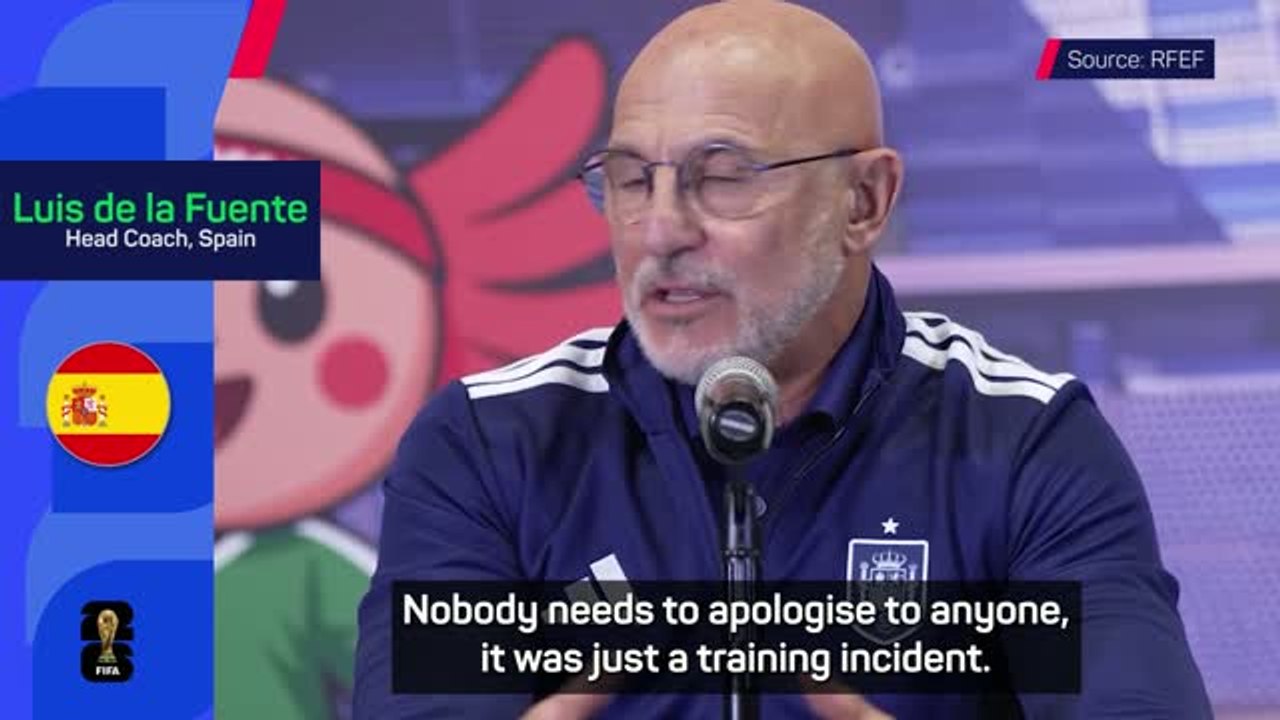 De la Fuente defends Gavi's tough tackle on Rodri