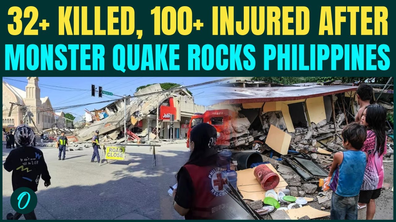 Philippines Earthquake Turns Deadlier: 32+ Killed, 100+ Injured After Massive Earthquake Strikes